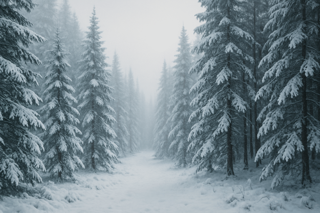 La première neige : ce moment où tout ralentit et où on recommence un peu